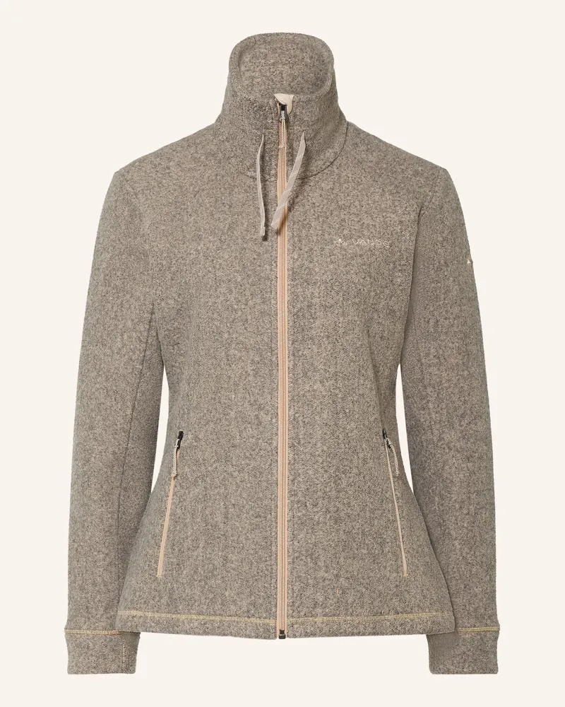 Vaude Fleecejacke Skomer Winter beige Beige