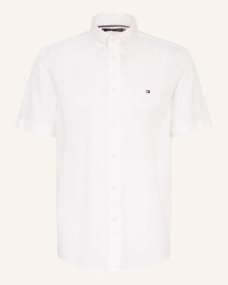 Tommy Hilfiger Kurzarm-Hemd Regular Fit Weiss