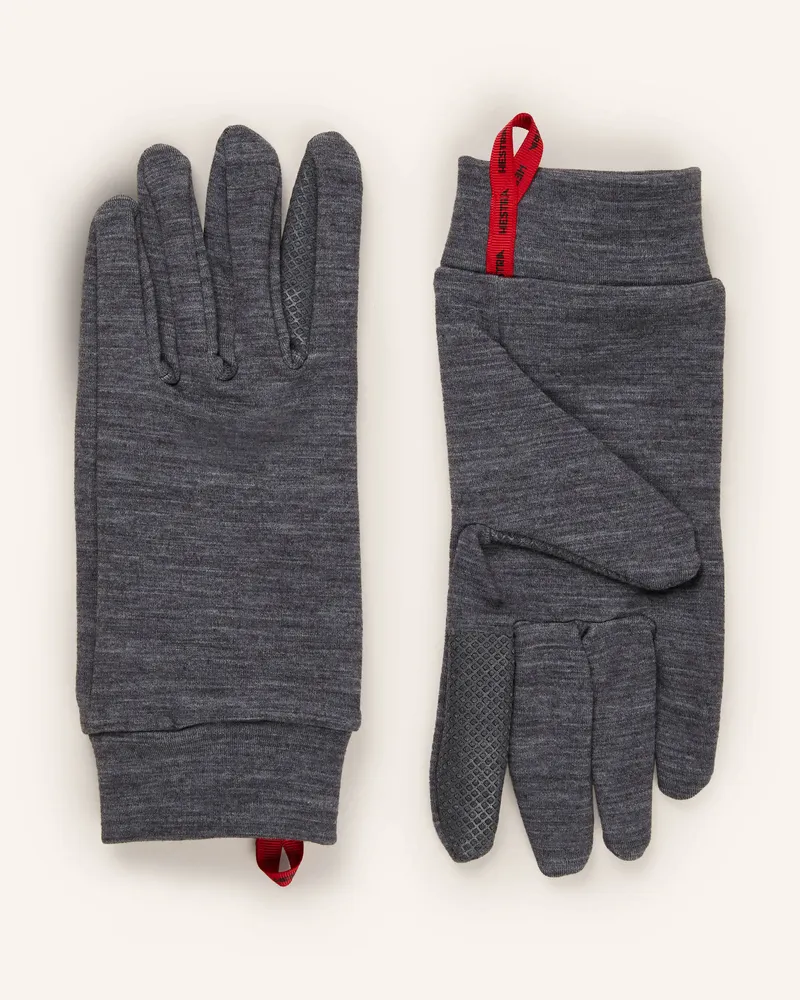 Hestra Multisport-Handschuhe Touch Point Warmth Mit Touchscreen-Funktion grau Grau