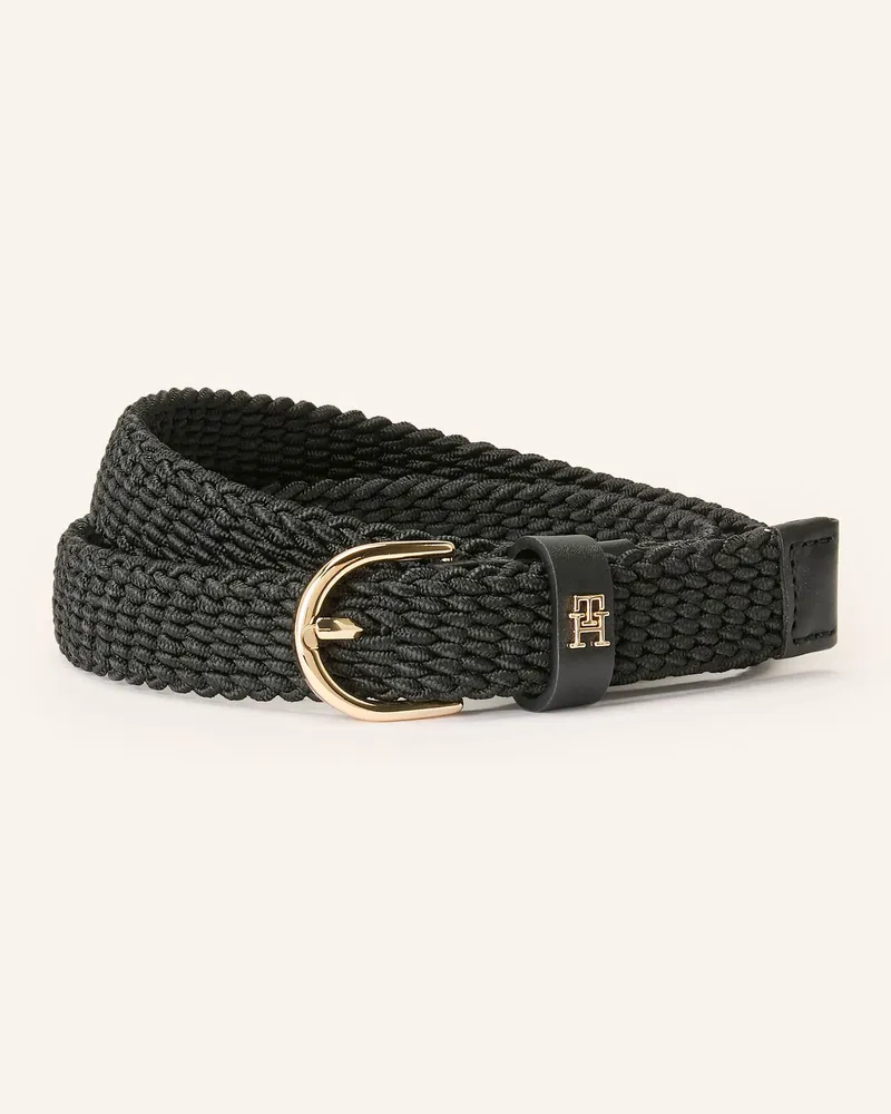 Tommy Hilfiger Flechtgürtel Schwarz