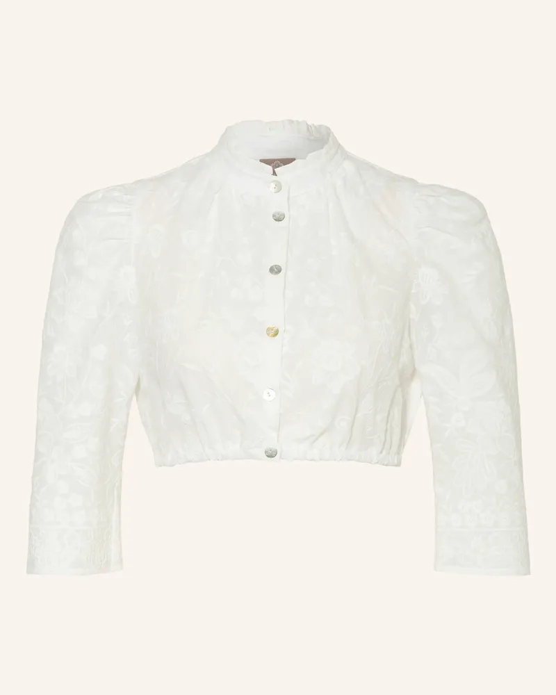 Berwin & Wolff Dirndlbluse mit Rüschen Weiss