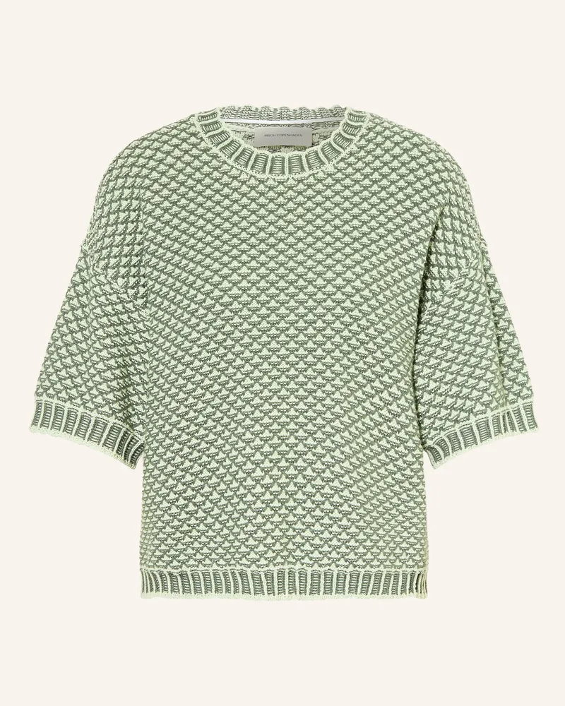 MOSS COPENHAGEN Strickshirt Mschcatina Pilla gruen Dunkelgrün