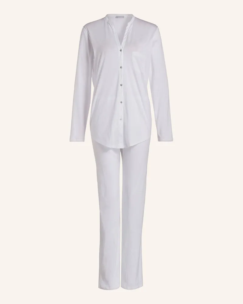 Hanro Schlafanzug COTTON DELUXE Weiss