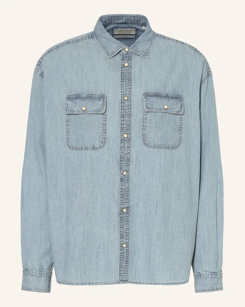 AllSaints Jeanshemd GRIBBS Comfort Fit Hellblau