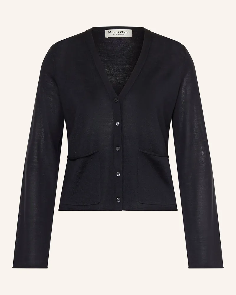 Marc O'Polo Strickjacke Dunkelblau