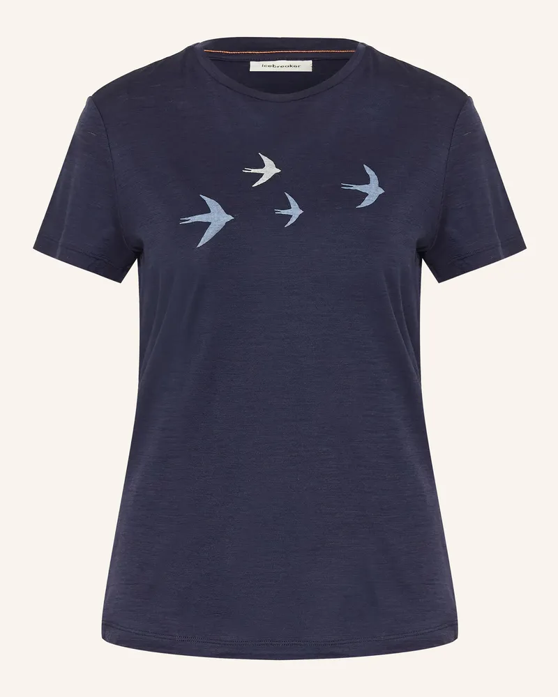 Icebreaker Funktionsshirt Mer 150 Aus Merinowolle blau Blau