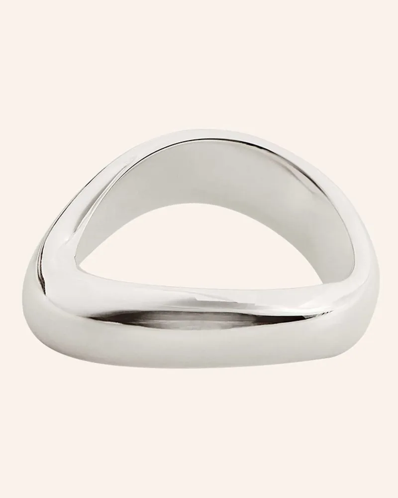 POMPIDOU Ring Chubby Wave Ring By Glambou silber Silber