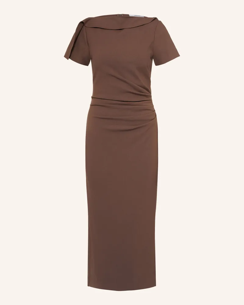 Reiss Etuikleid Hilary Aus Jersey Mit Volants braun Braun