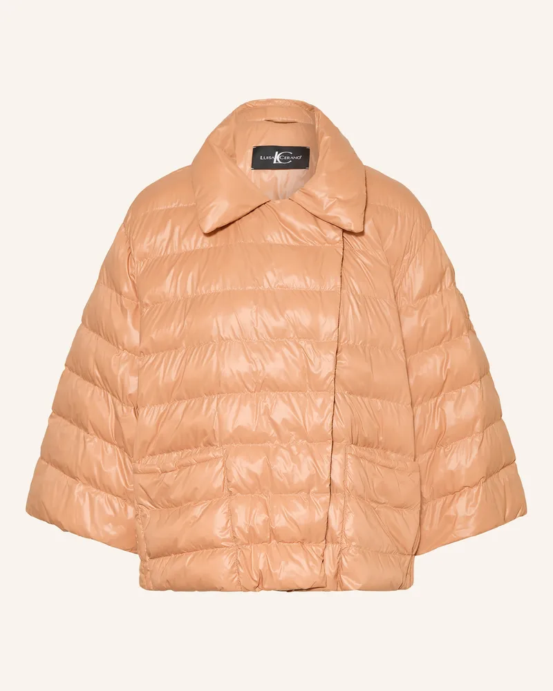 Luisa Cerano Steppjacke Mit 3/4-Arm rosa Camel