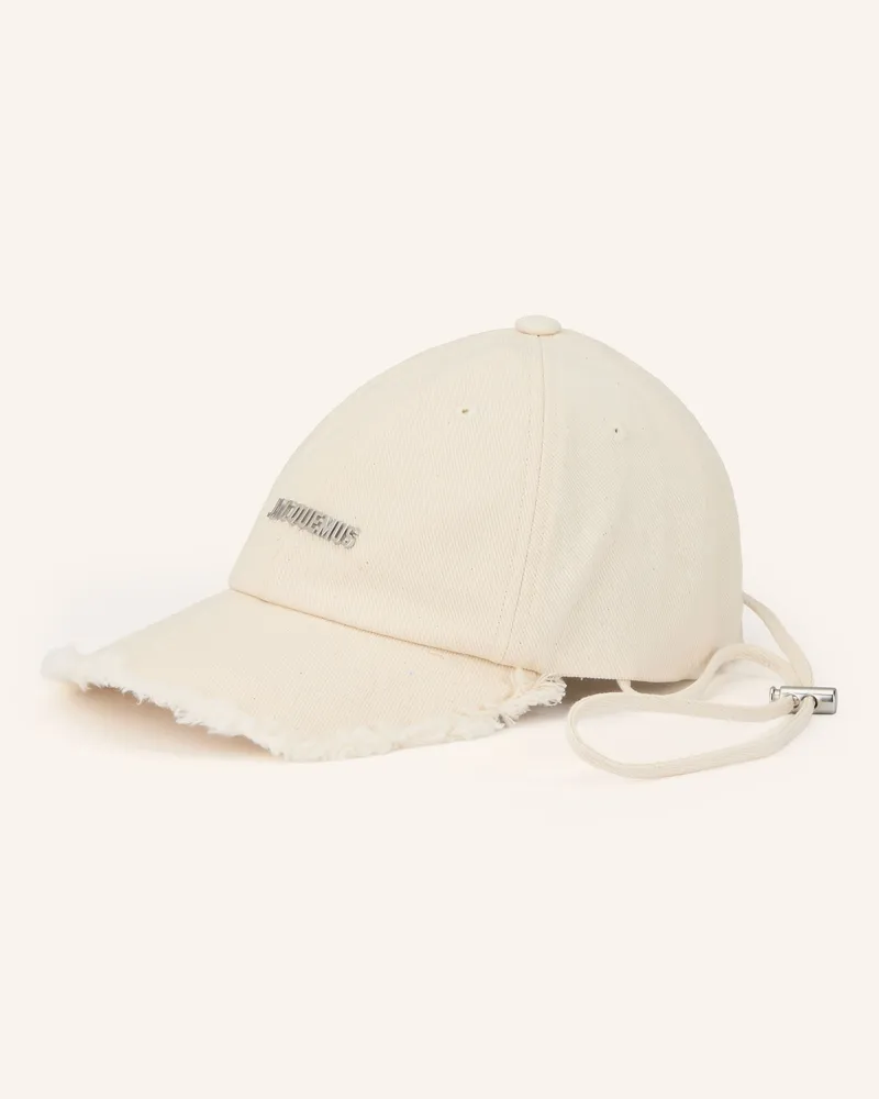 Jacquemus Cap La Casquette Artichaut weiss Beige