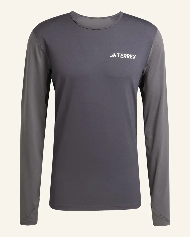 adidas Multi Synthetic Langärmliger Baselayer grau Grau