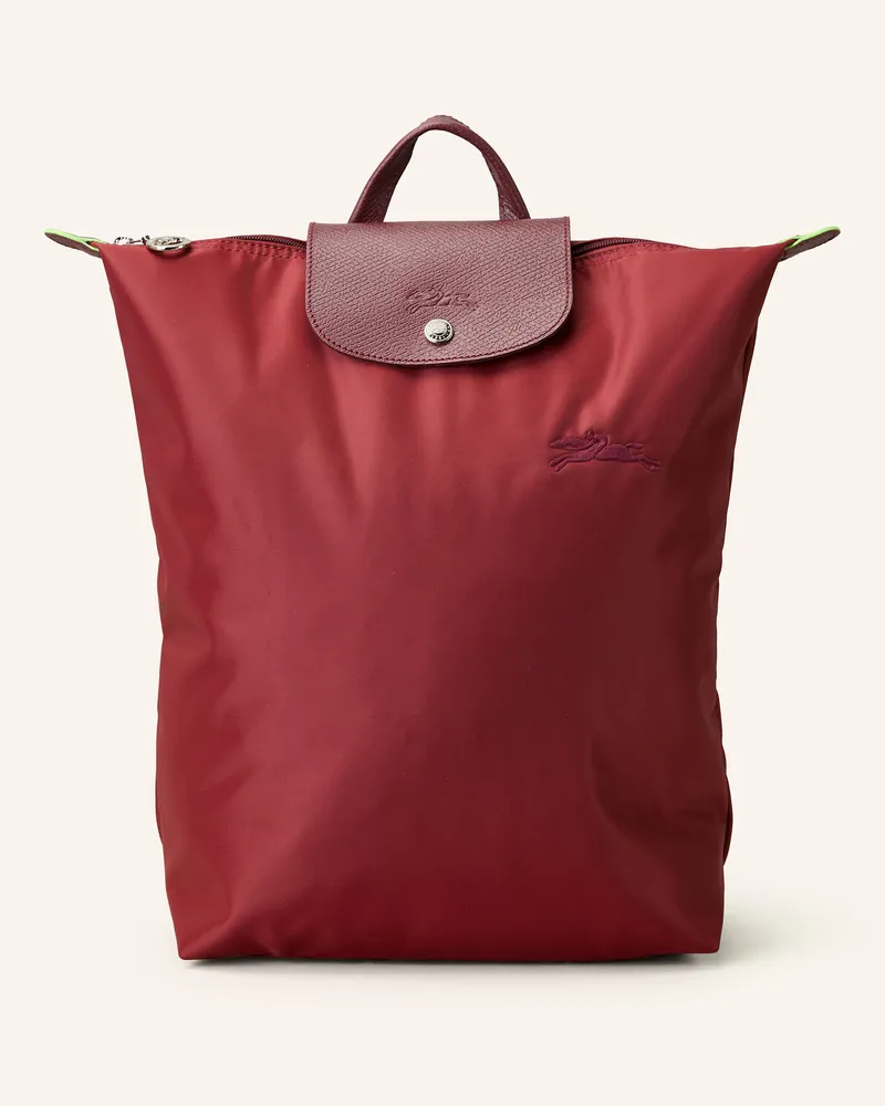 Longchamp Rucksack Le Pliage Green rot Dunkelrot