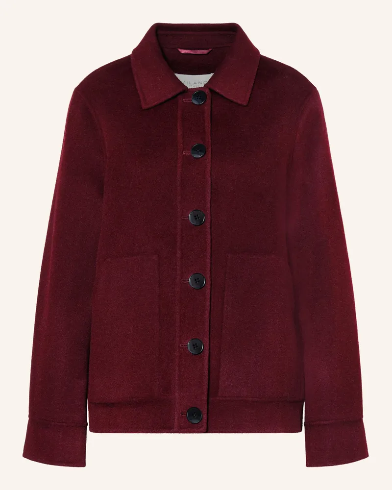 Milano Italy Kastenjacke rot Dunkelrot