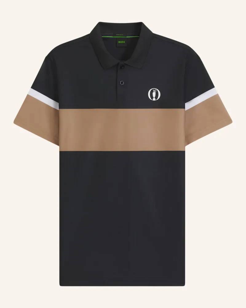 HUGO BOSS Poloshirt PADDY THE OPEN 25 Regular Fit Schwarz