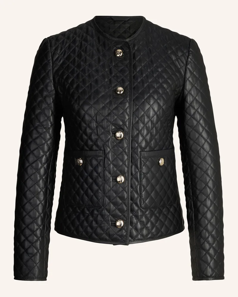 JOOP! Lederjacke schwarz Schwarz