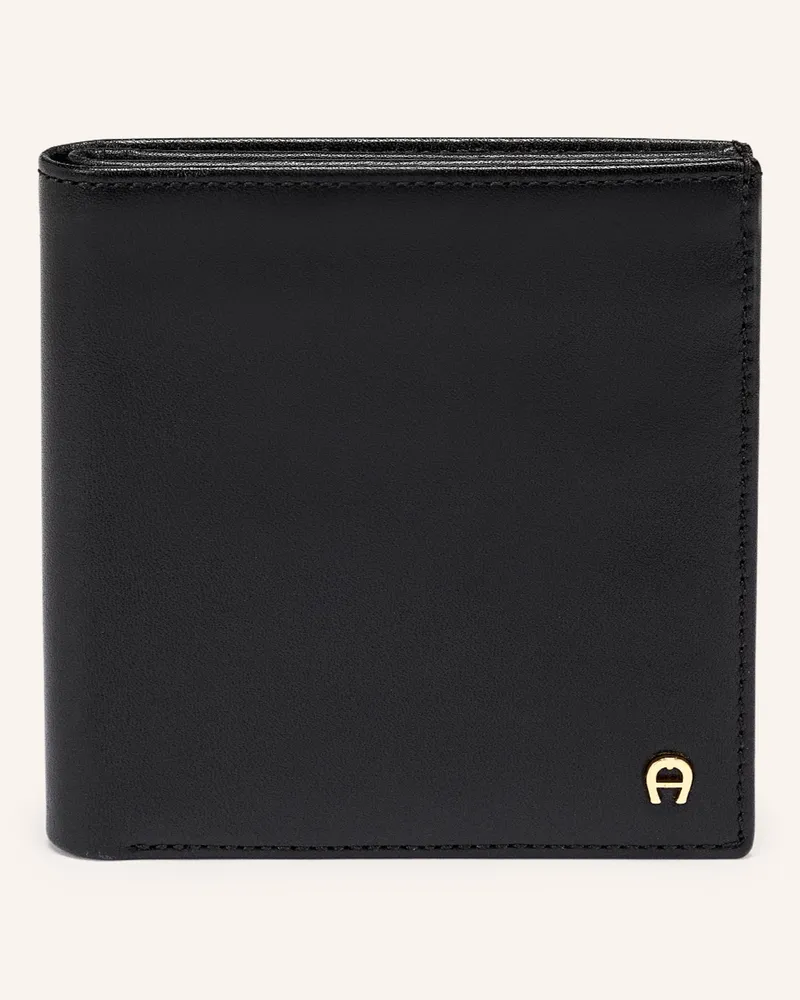Aigner Geldbörse Basics schwarz Schwarz