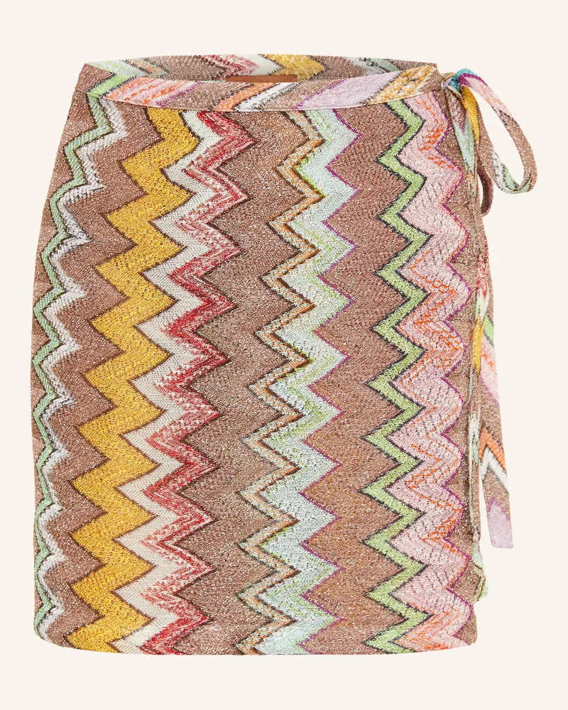 Missoni Wickelrock Mit Glitzergarn braun Braun