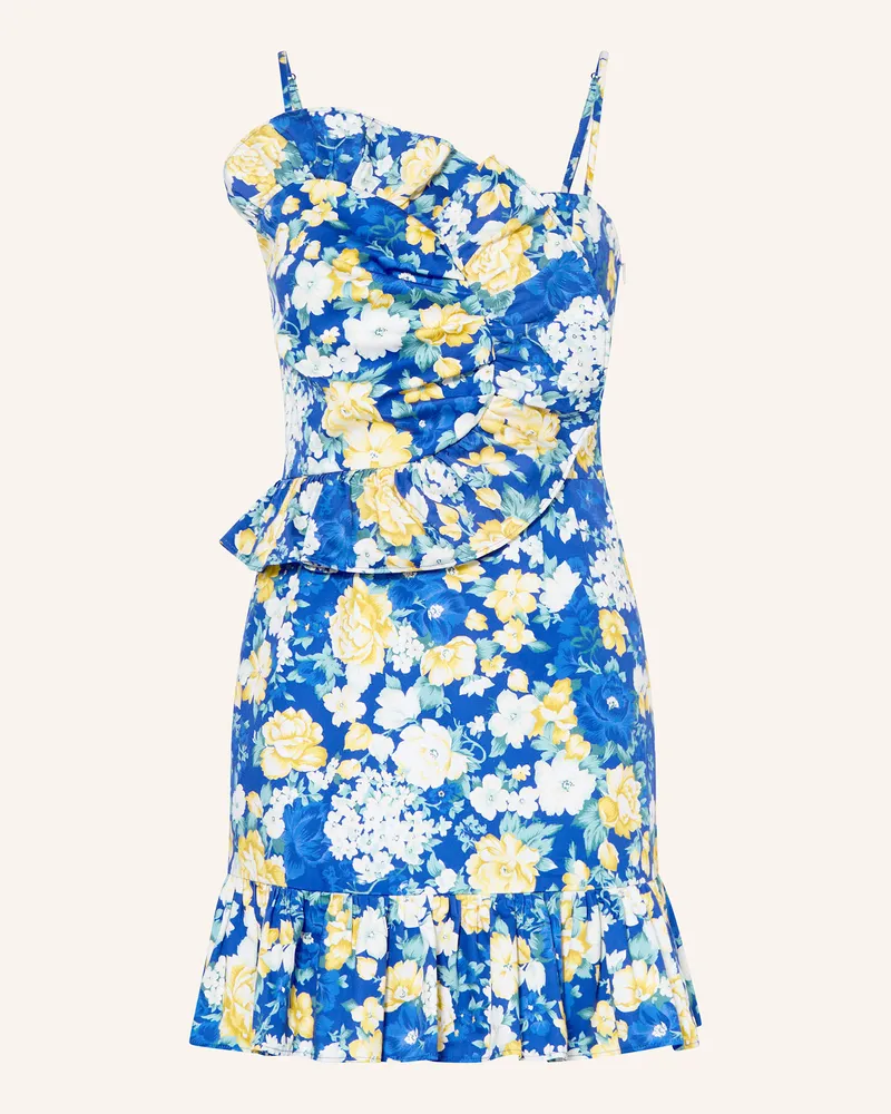 Claudie Pierlot Kleid mit Volants Blau