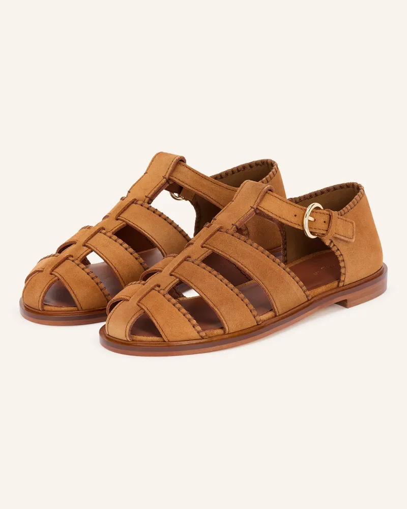 Claudie Pierlot Sandalen Cognac