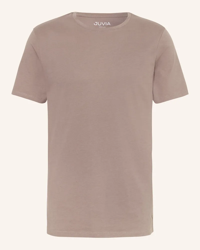 Juvia T-Shirt beige Braun