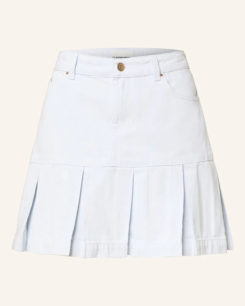 Claudie Pierlot Jeansrock Hellblau