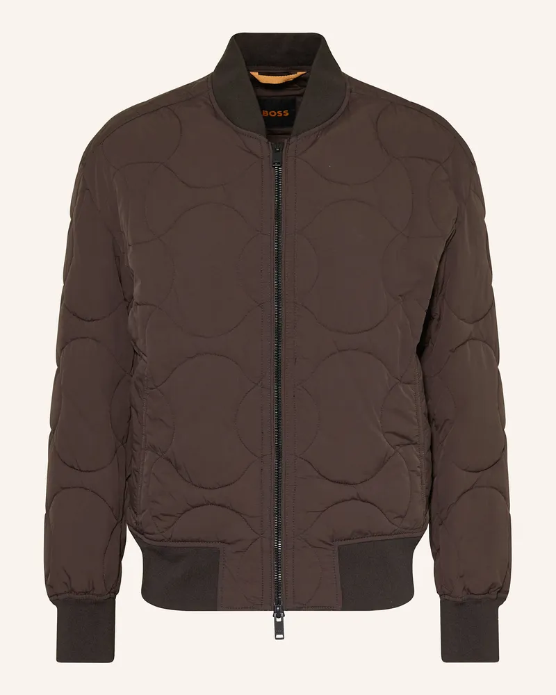 HUGO BOSS Blouson Ovalley braun Dunkelbraun