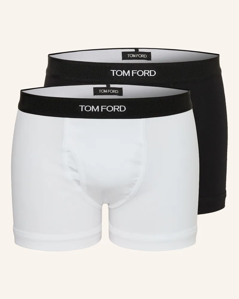 Tom Ford 2er-Pack Boxershorts schwarz Schwarz