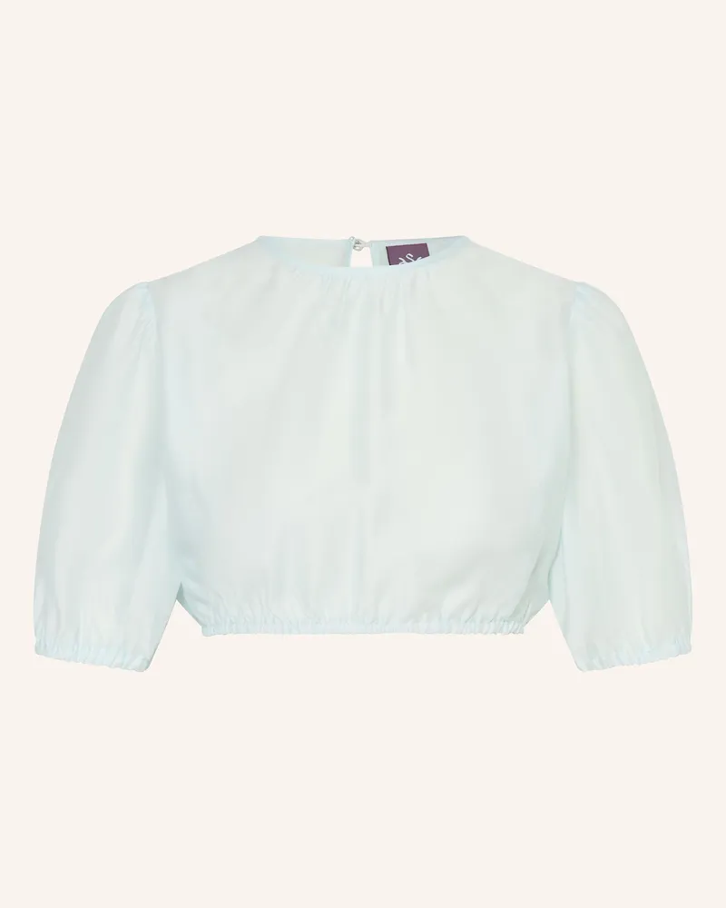Spieth & Wensky Dirndlbluse Felda blau Hellblau