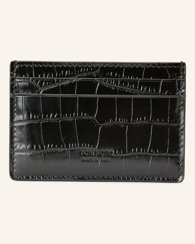Tom Ford Kartenetui Schwarz