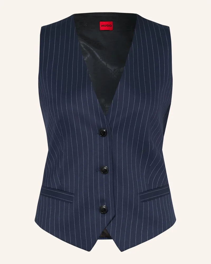 HUGO BOSS Blazerweste Aumara blau Dunkelblau