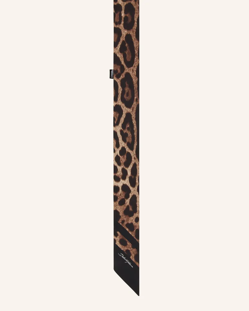 Dolce & Gabbana Seidenschal braun Braun