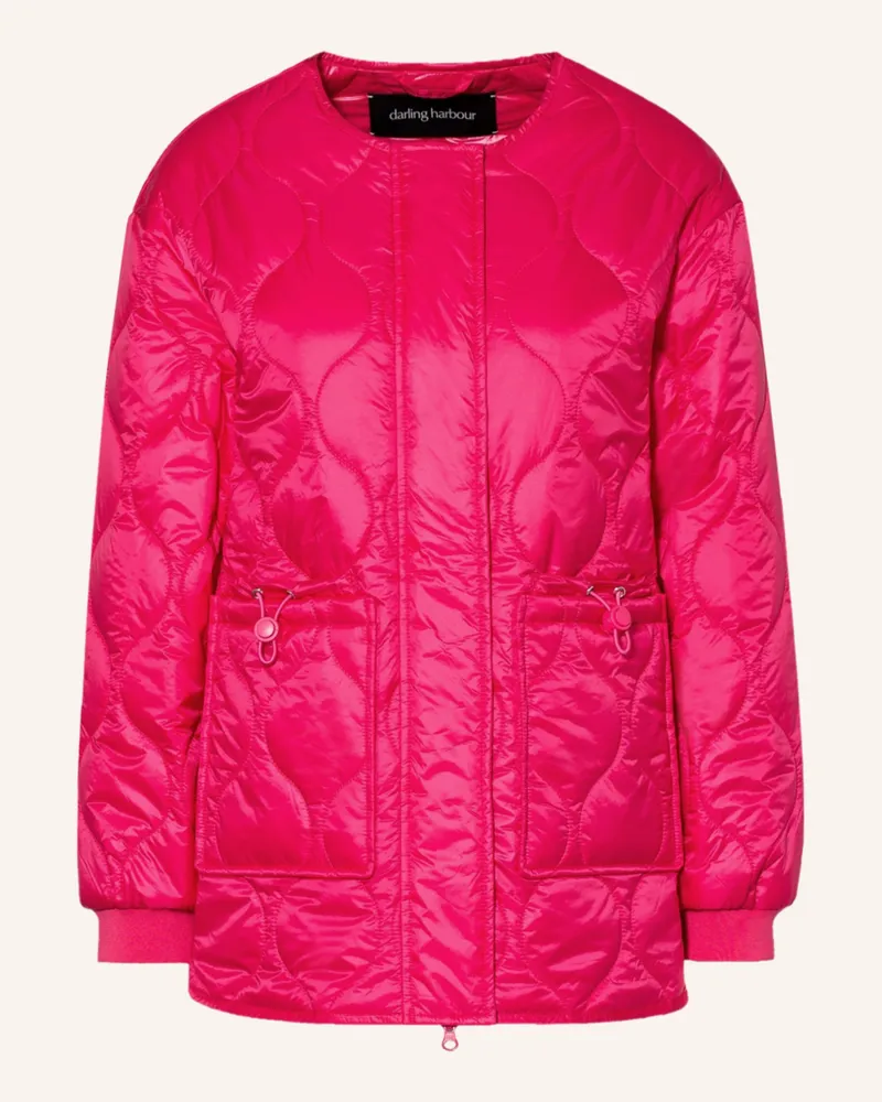 Darling Harbour Steppjacke Pink