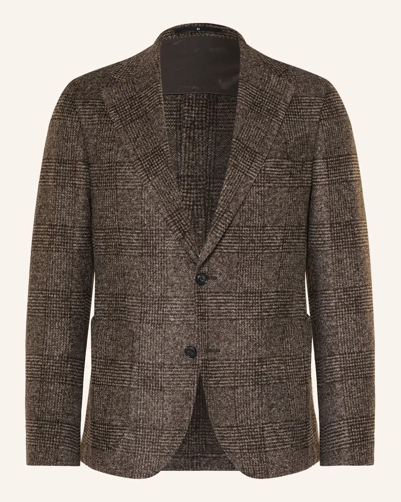 Dressler Sakko Regular Fit braun Dunkelbraun