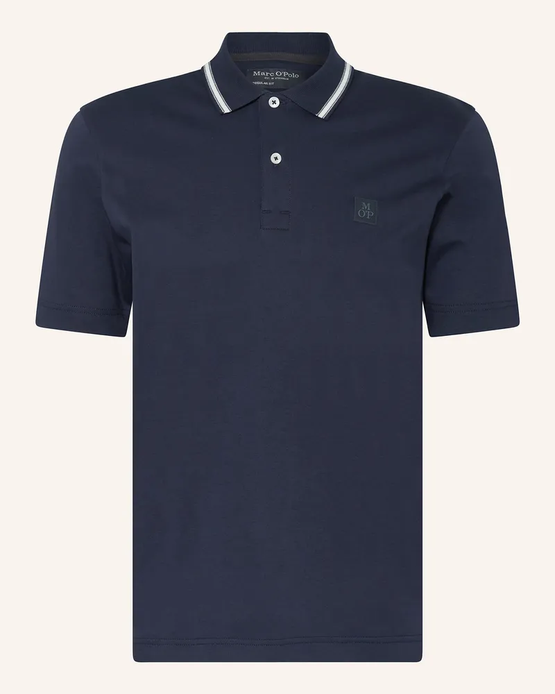 Marc O'Polo Jersey-Poloshirt Dunkelblau