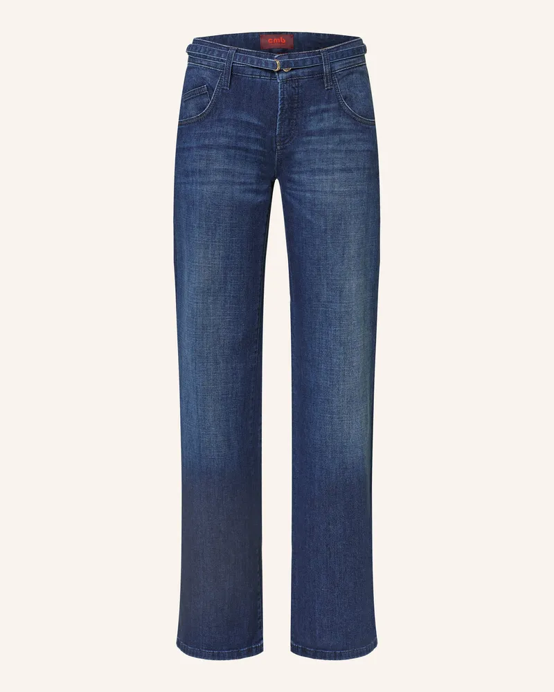 Cambio Straight Jeans Tess blau 5033