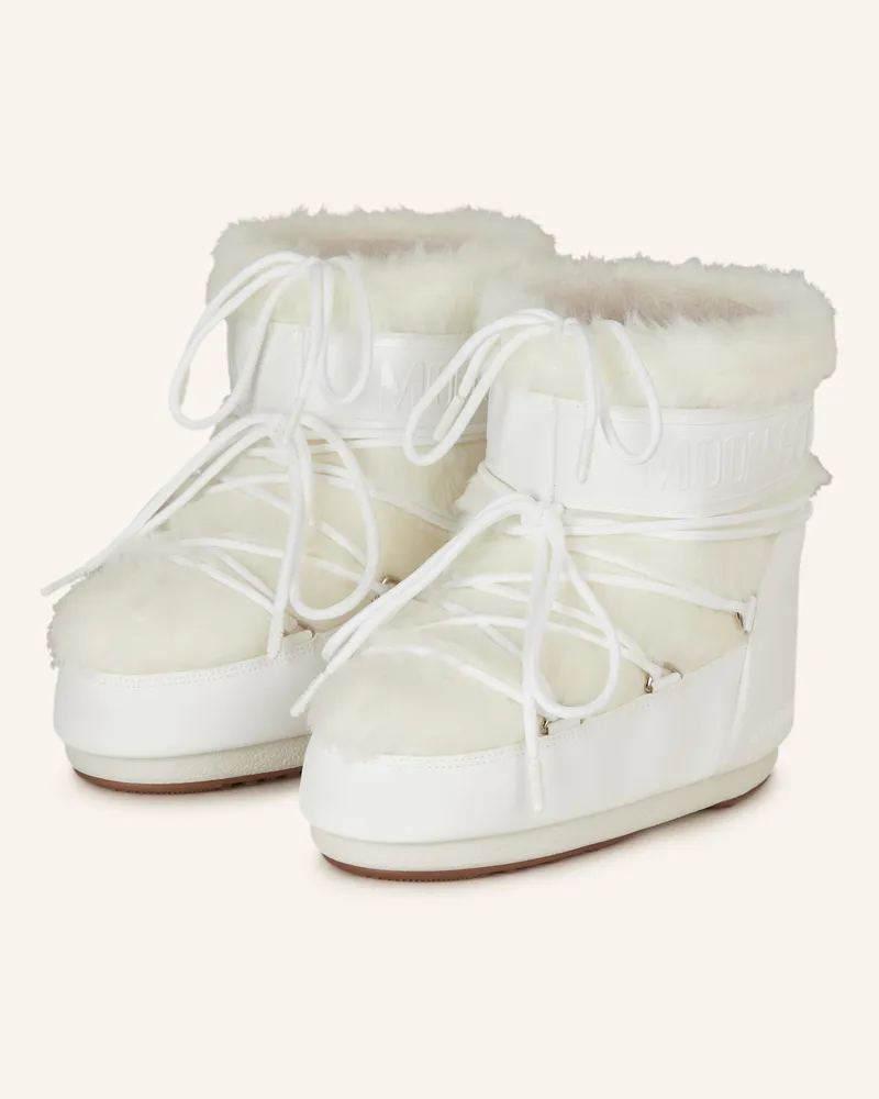 Moon Boot Moon Boots ICON LOW FAUX FUR Weiss