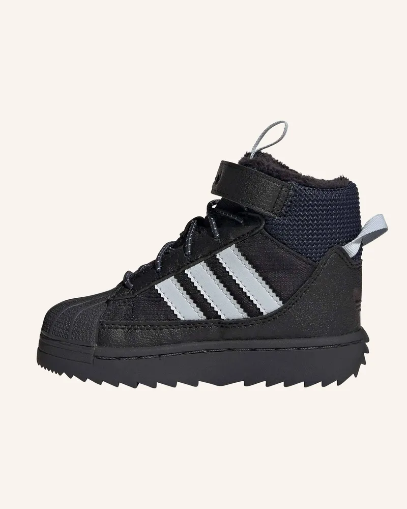 adidas SUPERSTAR WINTER TREK KIDS SCHUH Schwarz