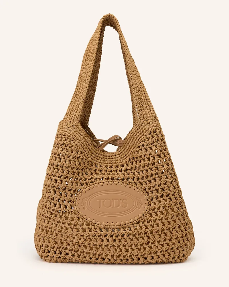 TOD'S Shopper Ebl beige Cognac