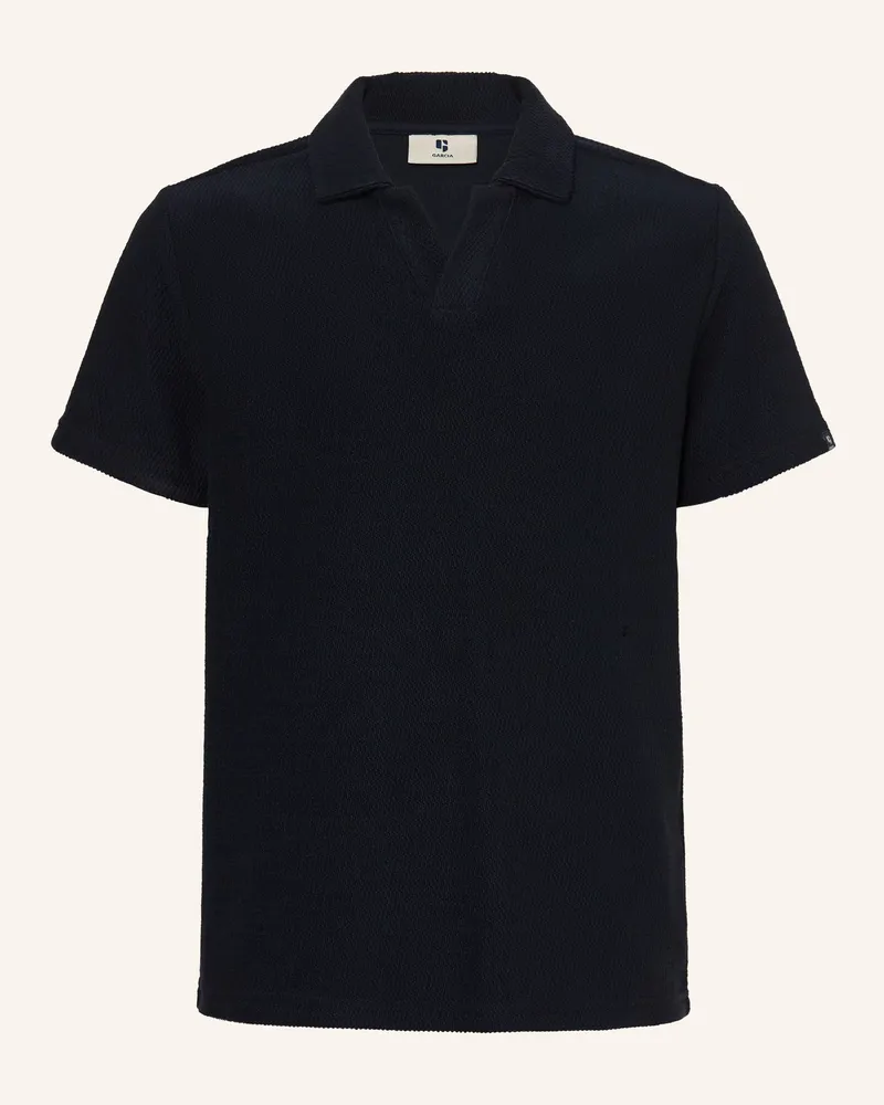 Garcia Jeanswear Piqué-Poloshirt blau Dunkelblau