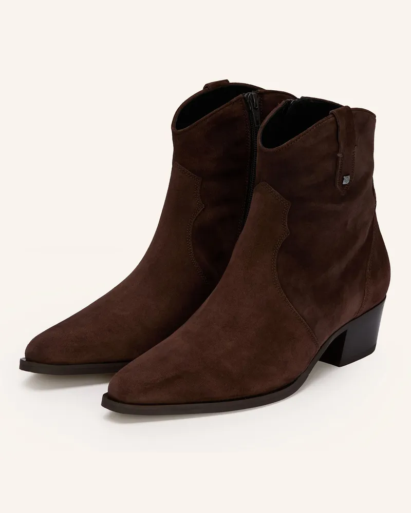 Högl Cowboy Boots Dunkelbraun