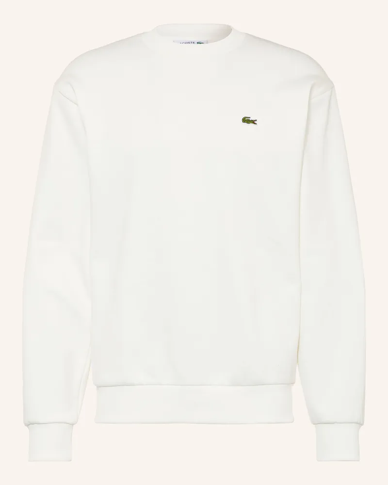 Lacoste Sweatshirt weiss Ecru