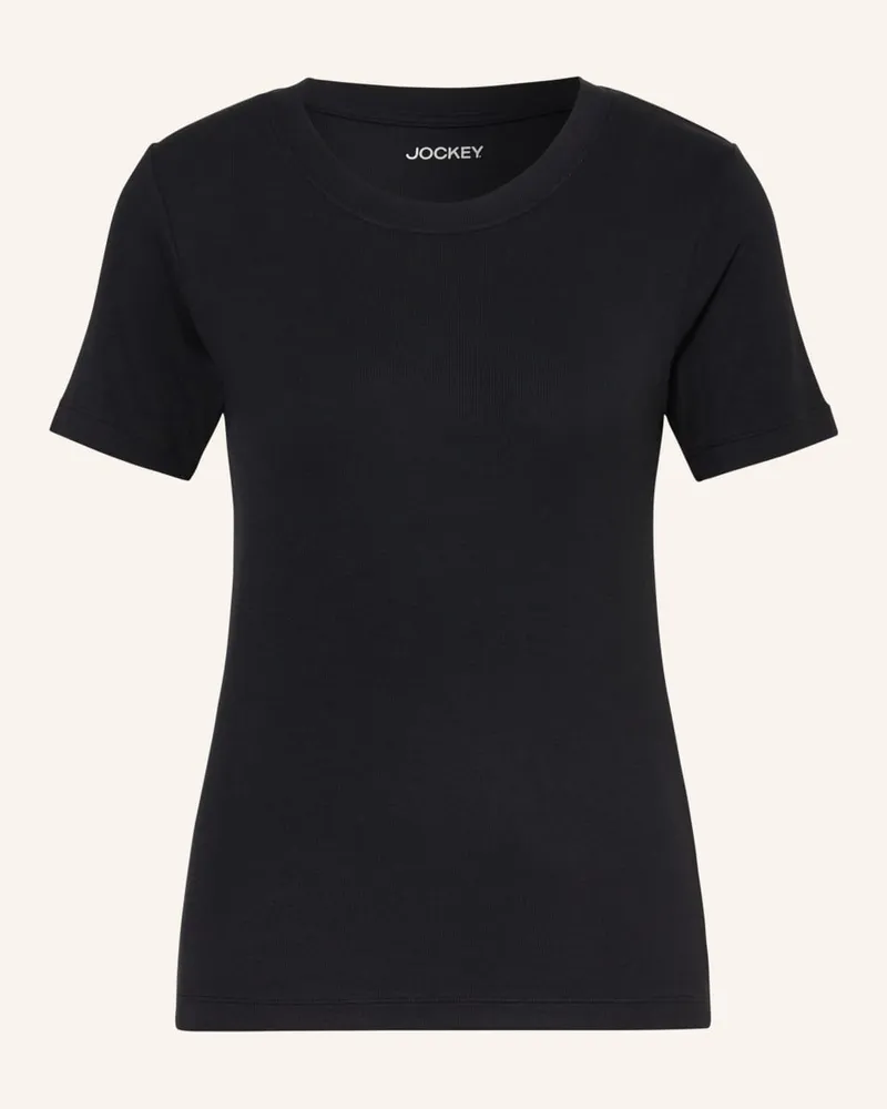 Jockey Schlafshirt SUPERSOFT LOUNGE Schwarz