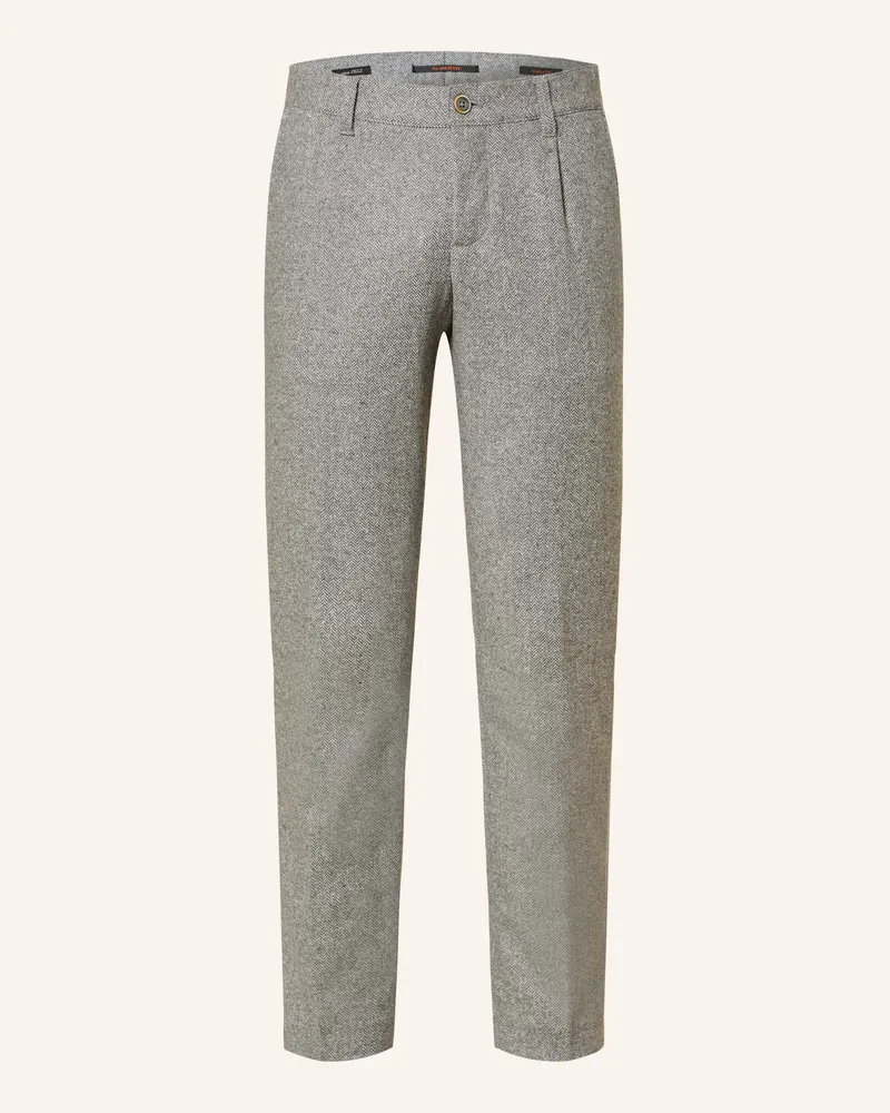 Alberto Flanellhose LOU Regular Fit Grau