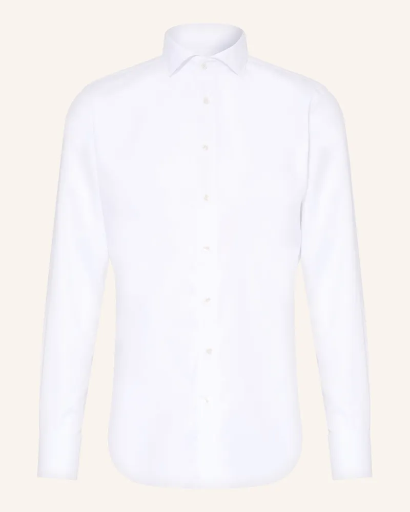 Profuomo Hemd Slim Fit weiss Weiss