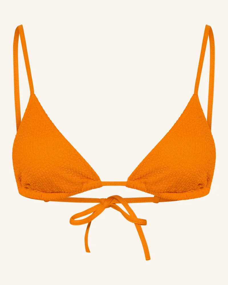Tommy Hilfiger Triangel-Bikini-Top Orange