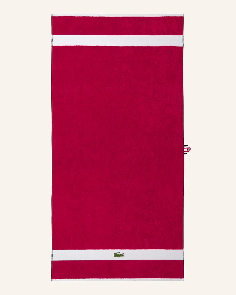Lacoste Badetuch Lcasual rot Fuchsia
