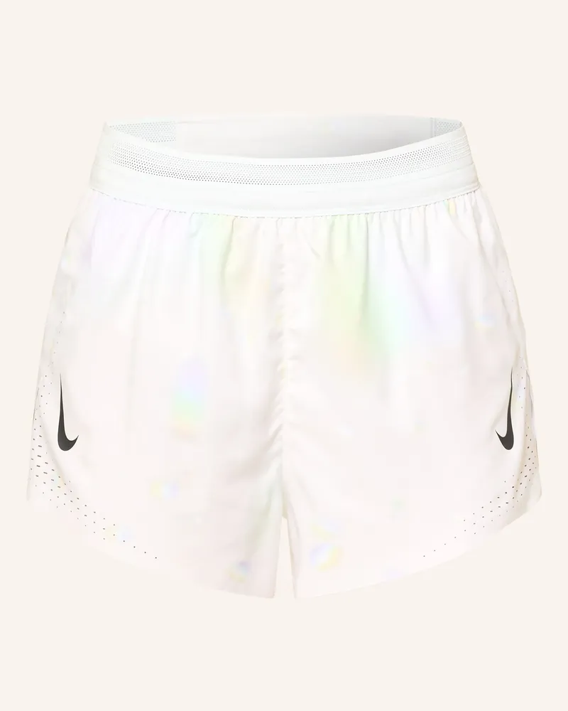 Nike 2-In-1-Laufshorts Aeroswift weiss Weiss