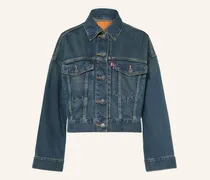 Levi's® Jeansjacke Loose Crop Trucker blau