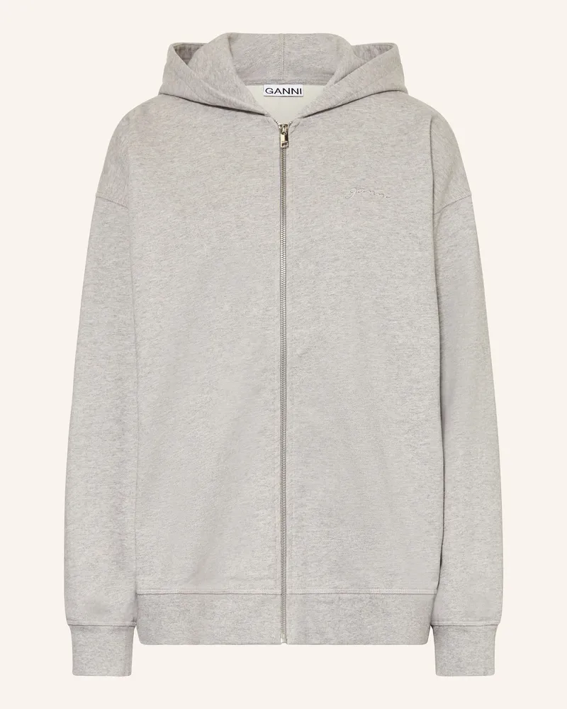 Ganni Sweatjacke grau Grau