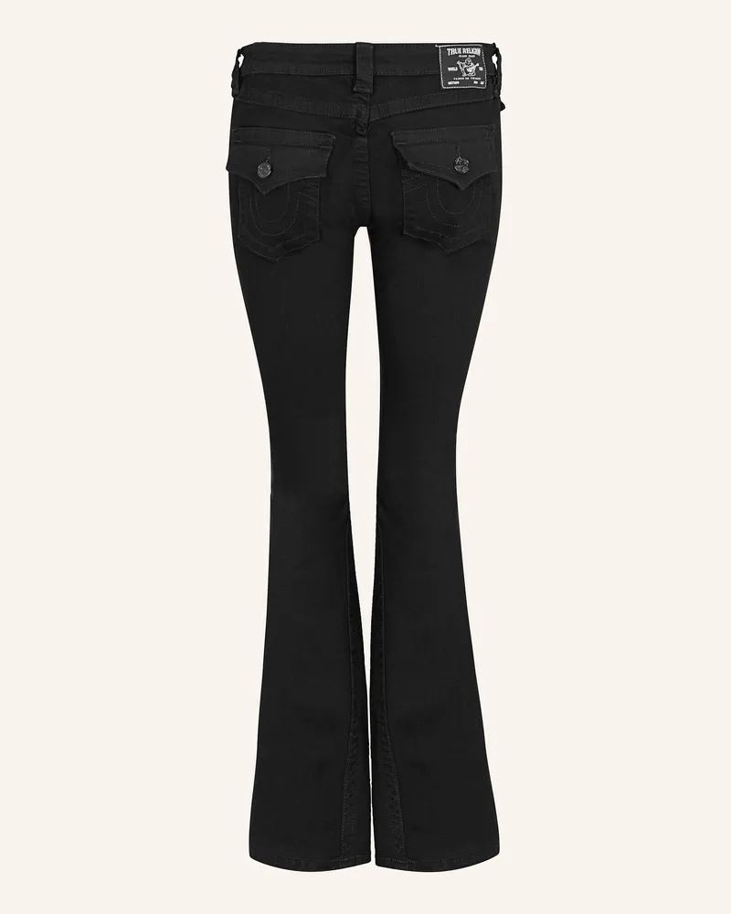 True Religion Jeans Joey Low Rise Flare schwarz Schwarz